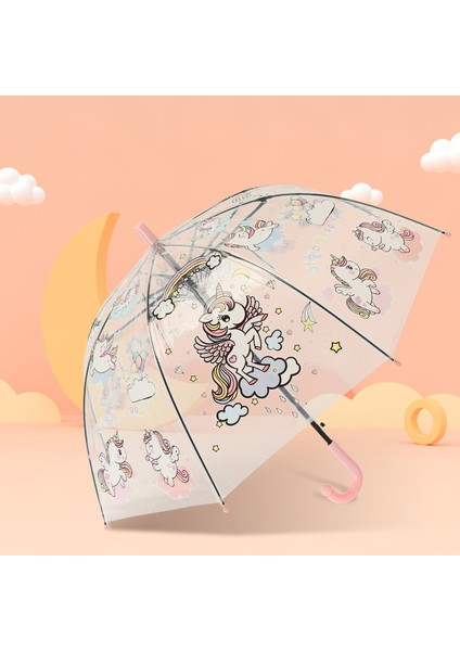 Çizgi Film Güvenlikli Çocuk Şemsiyesi (Yurt Dışından)