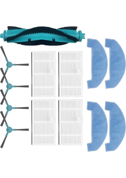 Cecotec Conga 7690 Immortal Max Elektrikli Süpürge Yedek Parçaları Için Ana Fırça Yan Fırça Hepa Filtre Paspas Bezi (Yurt Dışından) fırsatları