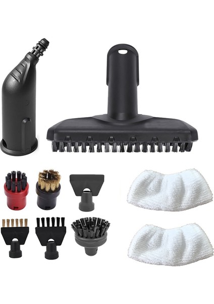 Karcher Buharlı Temizleyiciler Sc1, Sc2, Sc3, Sc4, Sc5 Için 10 Adet Yedek Parça - Nozullar, Fırçalar ve Bezler Dahil (Yurt Dışından)
