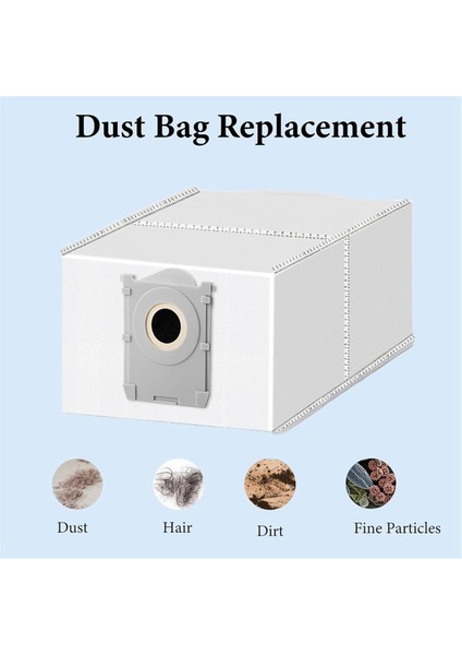 Ecovacs Deebot X9 Pro Omni/ X9 PRO/T80 Pro Omni/x8 Pro OMNI/T50 PRO/T50 Max Pro Omni Elektrikli Süpürge Parçaları Için 12 Adet Toz Torbası (Yurt Dışından) indirimleri