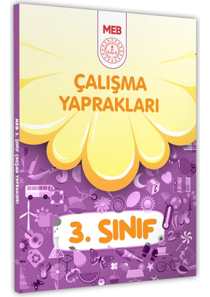 2025 Meb Ilkokul 3.sınıf Çalışma Yaprakları Tüm Dersler Etkinlikli Eğlenceli Soru Bankası(A4 Renkli)