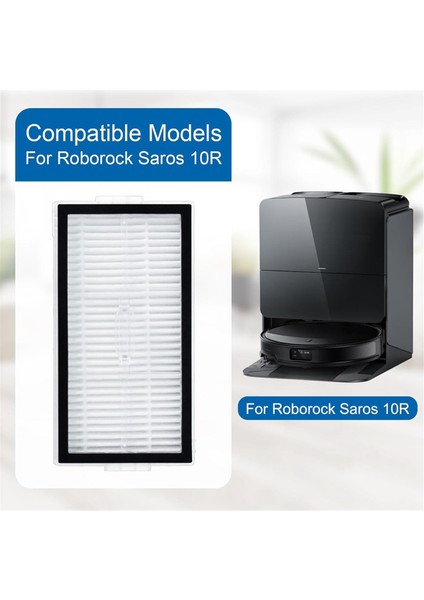 Roborock Saros 10R Robot Süpürge Aksesuarları Için 4'lü Yedek Hepa Filtre Paketi (Yurt Dışından) modelleri