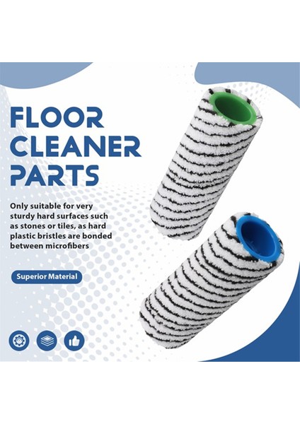 Karcher Fc3 Fc5 Fc7 FC3D Çok Yüzeyli Silindir Seti Mikrofiber Yıkanabilir Silindir Fırça Elektrikli Süpürge Aksesuarları Için 4 Adet (Yurt Dışından) indirimleri