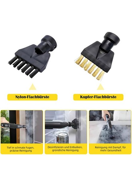 Karcher Buharlı Temizleyiciler Sc1, Sc2, Sc3, Sc4, Sc5 Için 10 Adet Yedek Parça - Nozullar, Fırçalar ve Bezler Dahil (Yurt Dışından) fırsatları