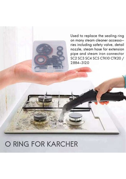 Karcher Sc2, Sc3, Sc4, Sc5, CTK10, CTK20 Buharlı Temizleyici Parçaları Için Conta Halkası 2.884-312.0 O-Ring Conta Halkası Aksesuarları (Yurt Dışından) indirimleri