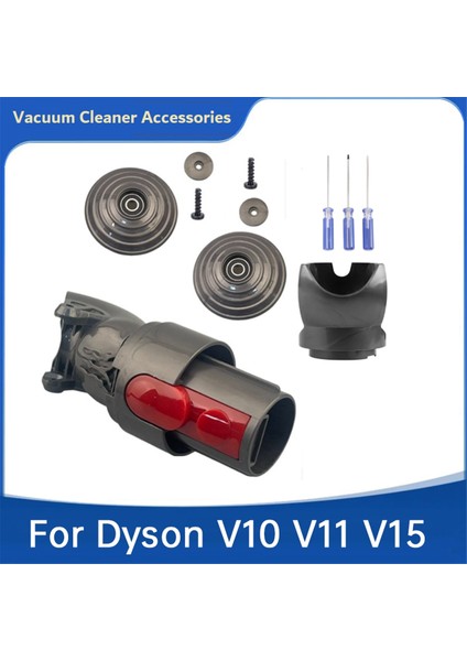 Dyson V10 V11 V15 Elektrikli Süpürge Aksesuarları Için 100W V-Toplu Tekerlek Doğrudan Tahrikli Emiş Başlığı Konnektör Adaptörü (Yurt Dışından) fiyatları
