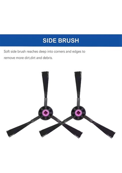 Jonr P20 Pro / T5 Pro Robot Süpürge Temizlik Yedek Parçaları Yan Fırça Ana Fırça (Yurt Dışından) fırsatları