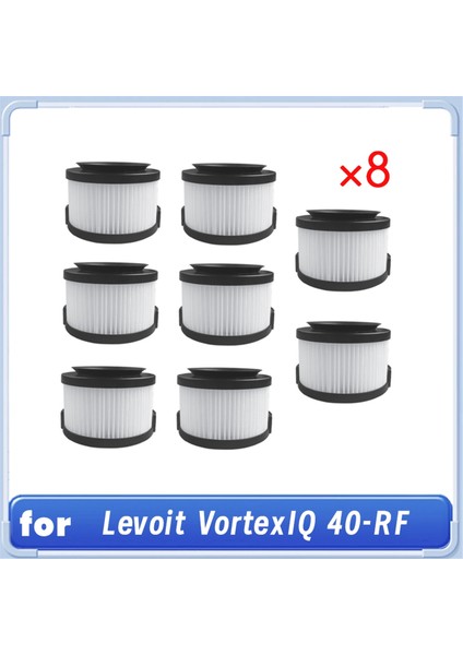 Levoit Vortexıq 40-Rf Elektrikli Süpürge Aksesuarları Için 8 Adet Ev Ön Filtresi Temizleyici Parçalarının Değiştirilmesi (Yurt Dışından)