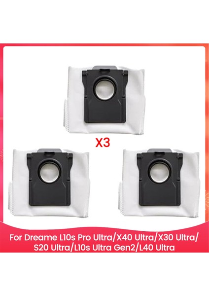 Dreame L10S Pro ULTRA/X40 ULTRA/X30 ULTRA/S20 ULTRA/L10S Ultra GEN2/L40 Ultra Yedek Parçaları Için Toz Torbası (Yurt Dışından)