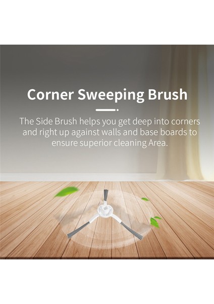 Xiaomi Mijia Omni Robot Süpürge Paspas 2 C102CN Aksesuarları Için 9 Adet Yedek Parça Ana Yan Fırça Filtre Paspas Toz Torbası (Yurt Dışından) fırsatları