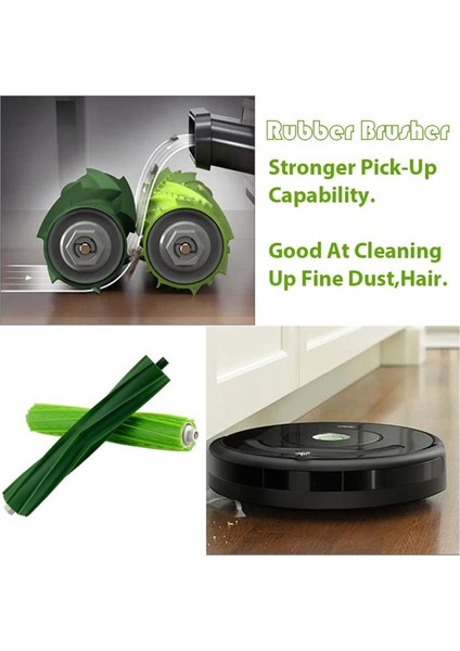 Irobot Roomba I6+ I7 I7+ I8 I8 I8+ J7/plus E5 E6 E7 I, E ve J Serisi Aksesuarları Için Yedek Elektrikli Süpürge Fırçası (Yurt Dışından) modelleri