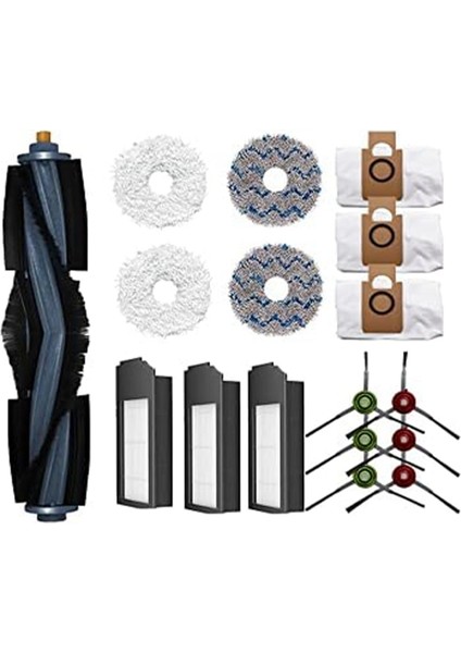 Ecovacs Deebot X1 Omni / X1 Turbo Robot Süpürge Aksesuarları Için Yedek Parçalar Ana Yan Fırça Filtre Paspas Toz Torbası (Yurt Dışından)