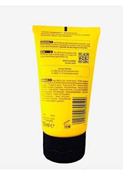 GOT2B Glued Şekillendirici Jöle 170 ml Vegan İçerik Tüm Saç Tipleri için Kolay Kullanım