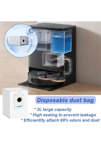Ecovacs Deebot T30S PRO/T30S Aksesuarları, Ana Fırça, Paspas Bezleri, Toz Torbaları, Yan Fırçalar ve Filtreler ile Yedek Parça (Yurt Dışından) indirimleri