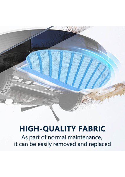 Ecovacs Deebot Ozmo 920 950 Elektrikli Süpürge Parçaları Yedek Ev Aksesuarları Için 6 Parça Paspas Bezi Pedi Seti (Yurt Dışından) fiyatları