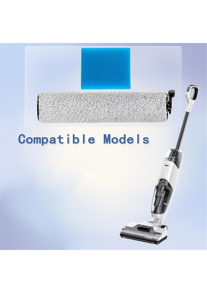 Tineco Ifloor 2 Elektrikli Süpürge ile Uyumlu Yedek Aksesuar Seti, 2 Rulo Fırça ve 6 Ön Filtre Köpüğü Dahil (Yurt Dışından) indirimleri