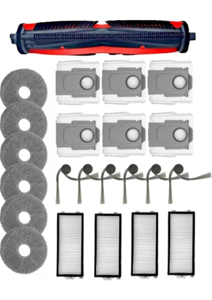Roborock Saros Z70/SAROS Z70 Ultra Elektrikli Süpürge Parçaları Için 23 Parça Yedek Ana Yan Fırça Filtreleri Paspas Pedleri Toz Torbaları (Yurt Dışından) modelleri