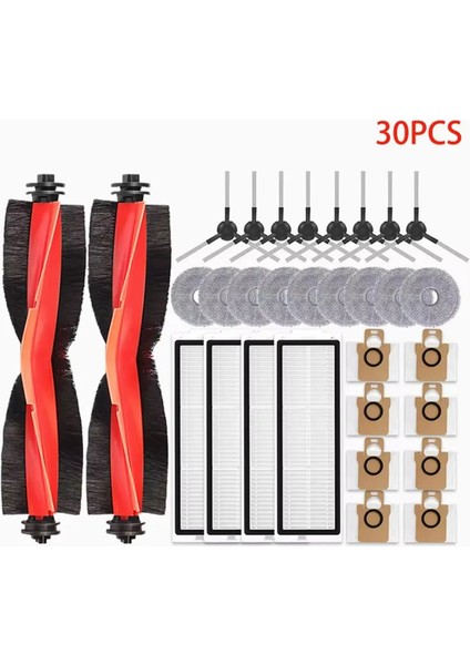 Xiaomi Robot Süpürge X20 Max / D109GL Parça Aksesuarları Ana Fırça Yan Fırça Hepa Filtre Paspas Bezi Toz Torbaları (Yurt Dışından) fiyatları