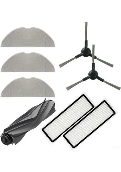 Mova S10 PLUS/S10 Robot Süpürge Silindiri Yan Fırça Hepa Filtre Paspas Pedi Temizleyici Parça Değişimi (Yurt Dışından) fiyatları