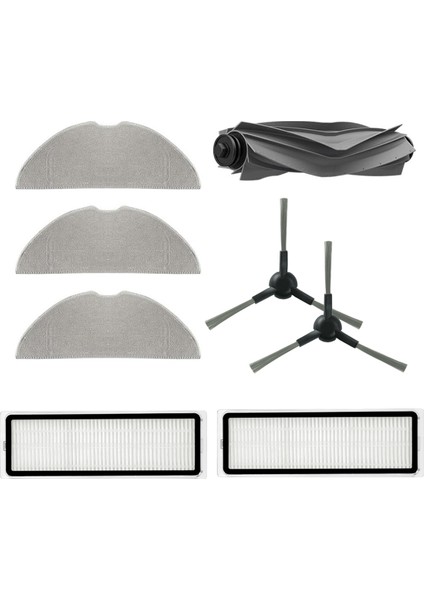 Mova S10 PLUS/S10 Robot Süpürge Silindiri Yan Fırça Hepa Filtre Paspas Pedi Temizleyici Parça Değişimi (Yurt Dışından) modelleri