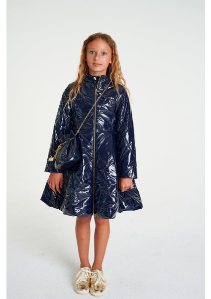 Bg Store Kız Çocuk Lacivert Mont