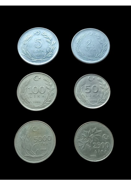 Cumhuriyet Dönemi Madeni Türk Lirası Koleksiyon Para Koleksiyon Başlangıç Setleri