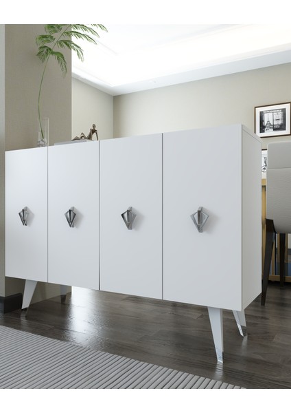 8163KM-32DD Konsol,kahve Köşesi,ayakkabılık,ofis Evrak Dolabı,mutfak Kiler Dolabı,tv Ünitesi-Bg