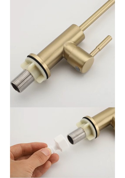 Su Arıtma Musluğu Mat Gold Ürün Yeni Ankastre Model Ithal 7 Yıl Güvenceli