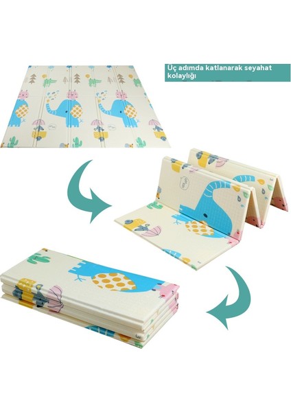 Kalınlaştırılmış Katlanabilir Bebek Tırmanma Matı (Yurt Dışından) fırsatları