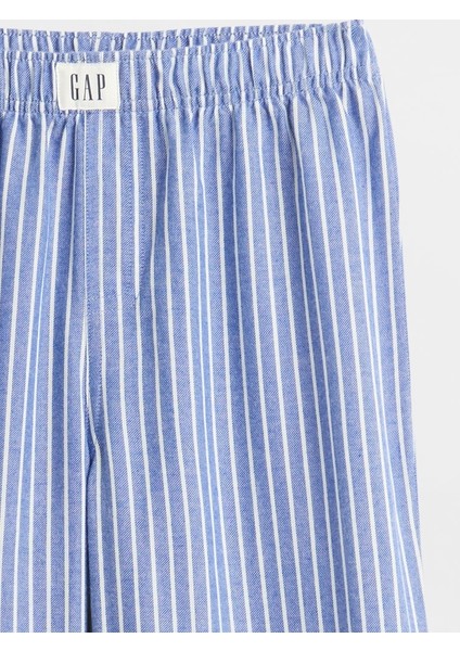 Erkek Çocuk Mavi Geri Dönüştürülmüş Flannel Pantolon modelleri