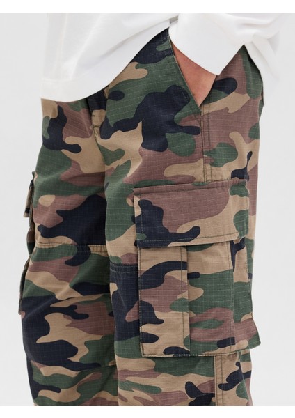 Erkek Çocuk Kamuflaj Easy Cargo Pantolon modelleri