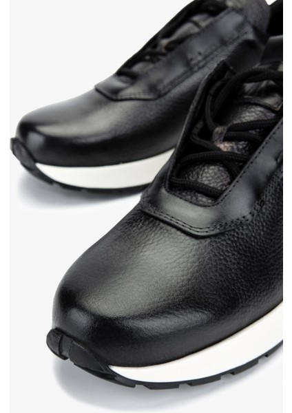 Erkek Hakiki Deri Siyah Sneakers & Spor Ayakkabı 1093 079 Erk Ayk Y25 Sıyah Alk modelleri