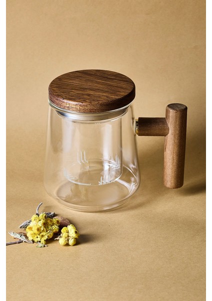 Herby 500ML Cam Süzgeçli Kupa modelleri