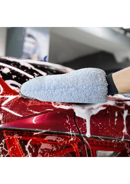 Oto Araç Yıkama Eldiveni Araba Oto Süper Kaliteli 100% Mikro Fiber Havlu Araç Yıkama Eldiveni Çok Amaçlı Temizlik Eldiveni fiyatları