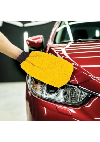 Oto Araç Yıkama Eldiveni Araba Oto Süper Kaliteli 100% Mikro Fiber Havlu Araç Yıkama Eldiveni Çok Amaçlı Temizlik Eldiveni fırsatları