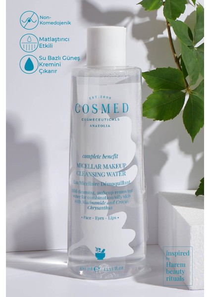 Complete Benefit Hassas Ciltler İçin Makyaj Temizleyici Micellar Su 400 ml – Nazik ve Etkili Temizlik fiyatları