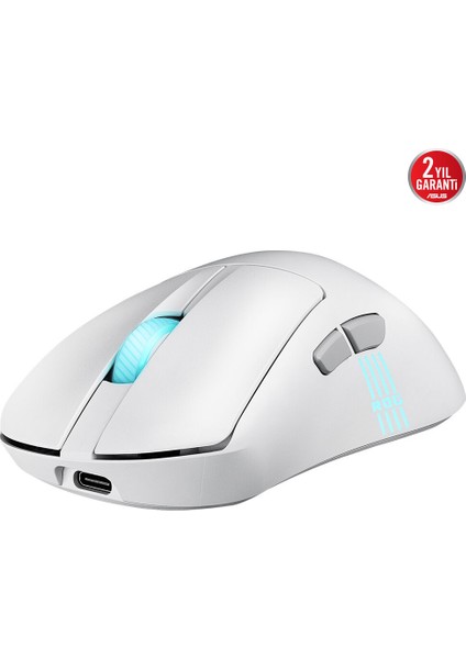 Rog Kerıs Iı Orıgın Kablosuz Oyun Mouse'u, 64G Hafif, Ergonomik, Değiştirilebilir Swıtch Yuvası, 42K Optik Sensör, Rog Mikro Swıtch Iı, Rog Omnı Alıcı, 5 Programlanabilir Tuş Beyaz indirimleri