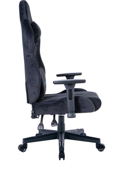 Z12 Özel Dokuma Terletme Yapmaz Kadife Kumaş- Ergosupport Kadife Bel & Baş Yastığı - 3D Kolçak - Çelik & Ahşap Iskeletli Premium Oyuncu Koltuğu fırsatları