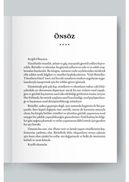 Ekorp Gizli Ritüeller Edebiyat Kitabı Semiha Alp Ciltsiz 136 Sayfa Doğanın Şifası ve Sırları fırsatları