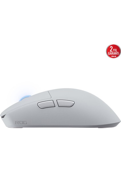 Rog Harpe Iı Kablosuz Espor Oyun Mouse'u, 48G Hafif Ağırlık, Simetrik Tasarım, Aımpoınt Pro 42K Optik Sensör, Optik Anahtarlar, 8k Pollıng Hızı, 5 Programlanabilir Tuş Beyaz