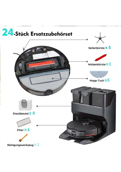 Roborock S7 Maxv Ultra Için Aksesuar Seti, Roborock S7 Pro Ultra Ana Fırça Toz Çantaları Için Uyumlu Aksesuarlar (Yurt Dışından) modelleri