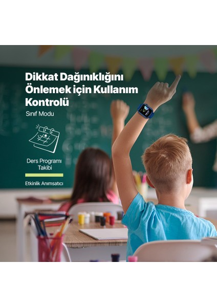 Kidi GPS 4G Sim Kartlı Akıllı Çocuk Saati Lacivert 2KSW02