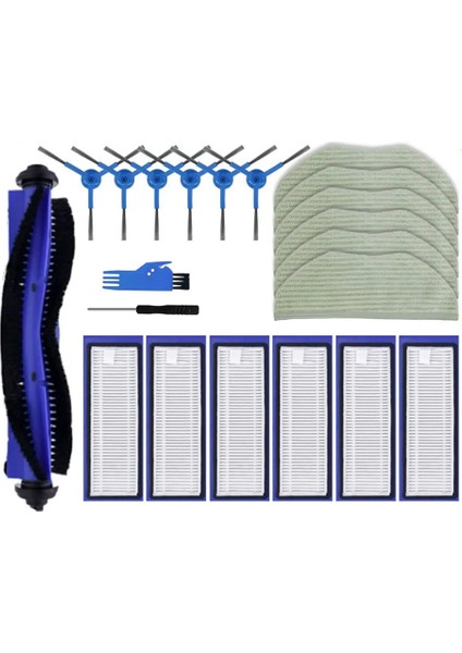 Eufy Robovac L70 Hibrid Robot Vakum Süpürge Ana Silindir Yan Fırça Mop Bezleri Rags Hepa Filtreler Aksesuarları (Yurt Dışından)