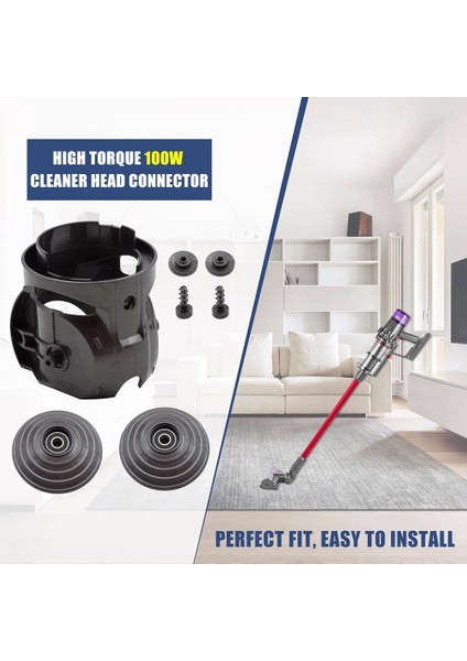Dyson V10 V11 V15 V15 G5 Vakum Temizleyici 100W V-Ball Yüksek Tork Temizleyici Kafa Tekerlekleri Yedek Parçalar (Yurt Dışından) fırsatları