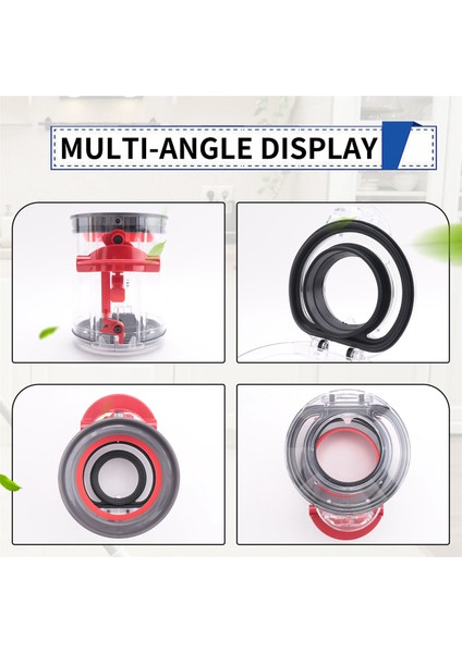 Dyson V12 Ince Vakum Süpürge Teneke Kutu, Yedek Toz Toplayıcı Robot Elektrikli Süpürge Toz Kovası (Yurt Dışından) indirimleri