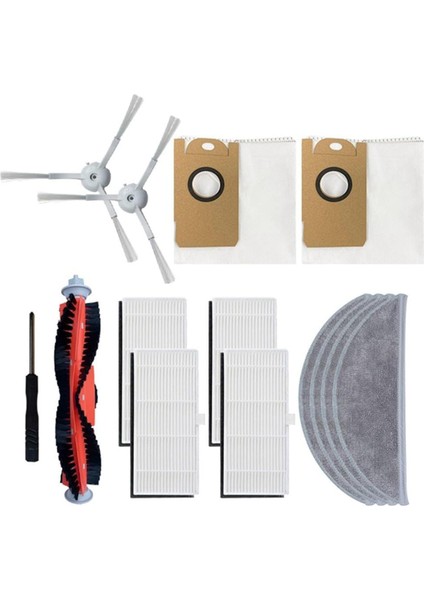 Lydsto R1, R1A, R1 Pro, S1 Robot Vakum Süpürge Parçaları Ana Yan Fırça Hepa Filtre Mop Bez Toz Torbası Aksesuarları (Yurt Dışından)