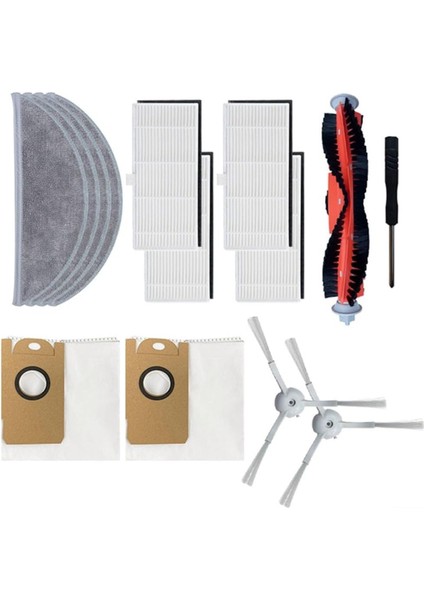 Lydsto R1, R1A, R1 Pro, S1 Robot Vakum Süpürge Parçaları Ana Yan Fırça Hepa Filtre Mop Bez Toz Torbası Aksesuarları (Yurt Dışından) modelleri