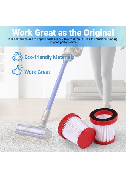 5pcs Xiaomi Deerma VC01 Elektrikli Elektrikli Süpürge Aksesuarları Değiştirme Filtresi Filtre Taşınabilir Toz Toplayıcı (Yurt Dışından) fırsatları