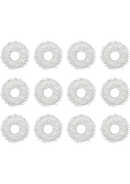 12PCS Dream Bot W10 / W10 Pro Supping Robot Vakum Temizleyici Aksesuarları Yedek Paspas Yedek Parçaları (Yurt Dışından)