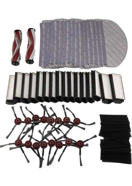 Yeedi C12 / C12 Plus / C12 Pro Plus Plus Ana Yan Fırça Hepa Filtre Mop Kumaş Aksesuarları Değiştirme Parçası (Yurt Dışından)